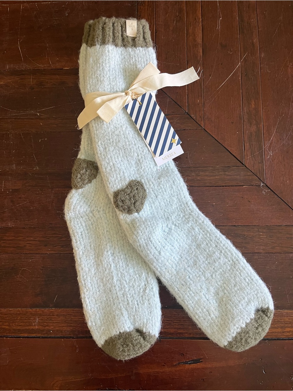 NWT Mersea Cozy Slipper Socks